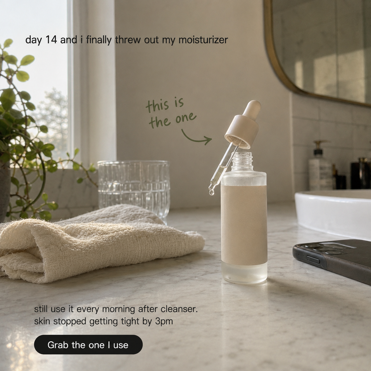Skincare UGC ad