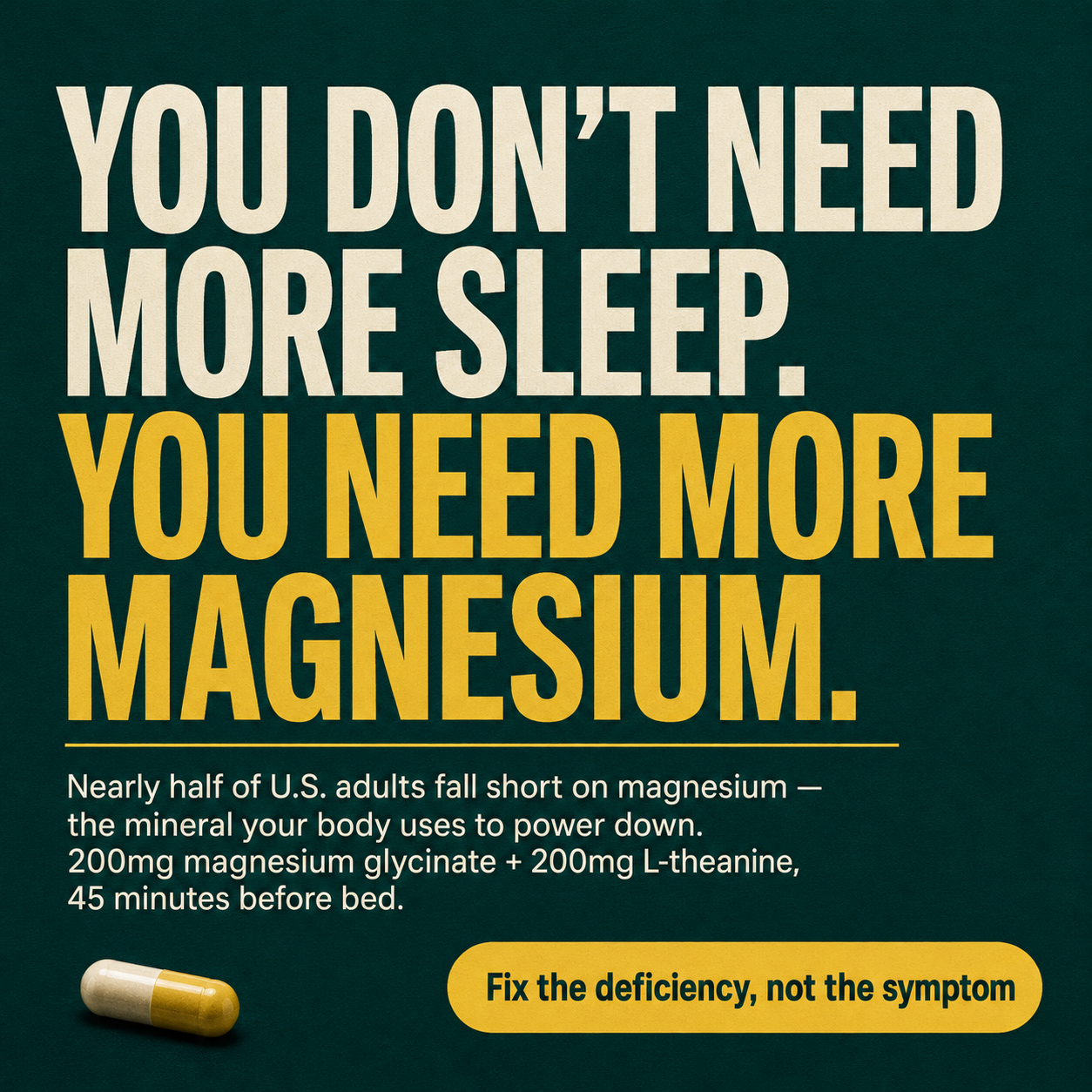 Magnesium ad